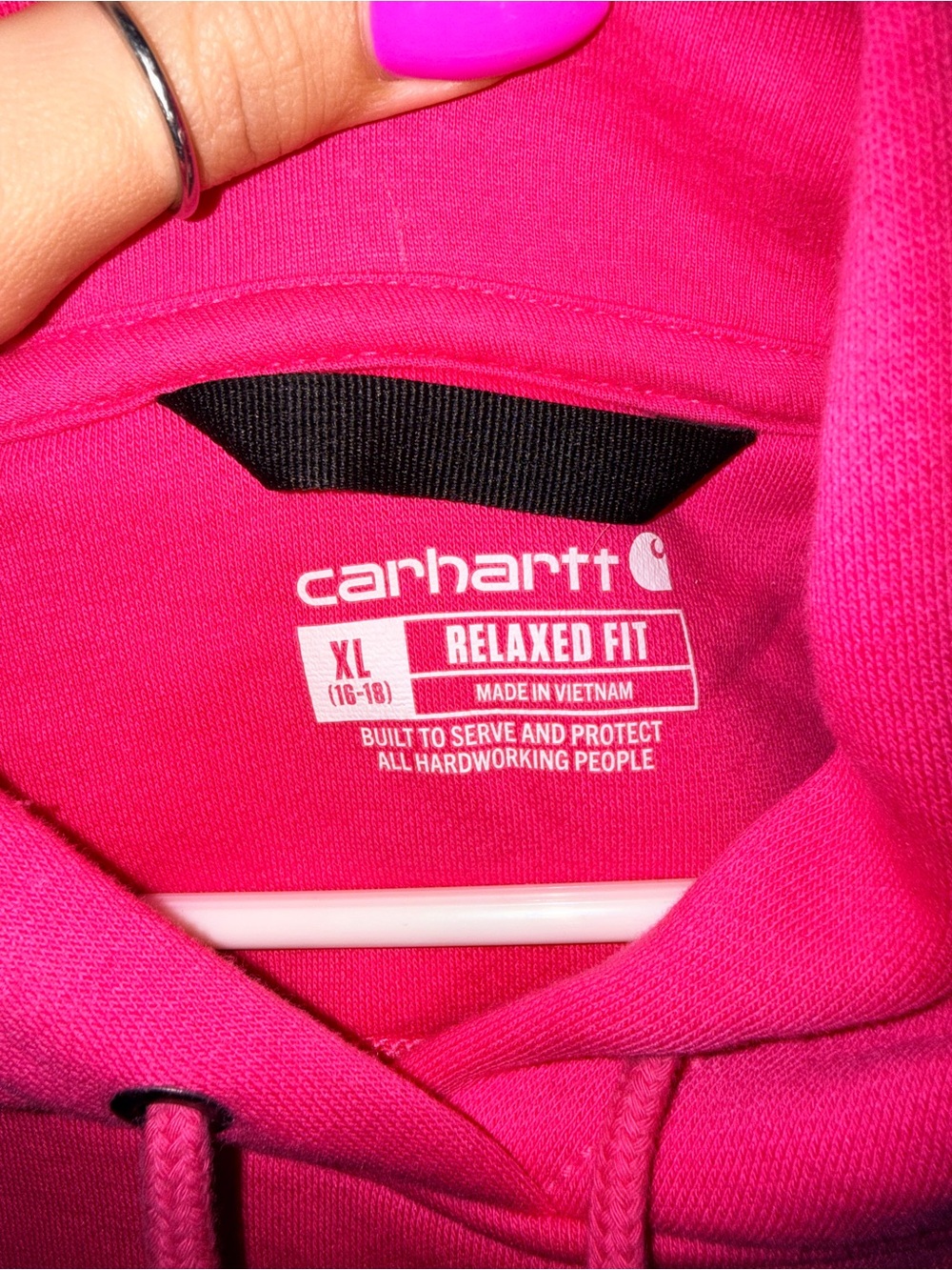 Carhartt Pink Hoodie - Picture 4 of 4